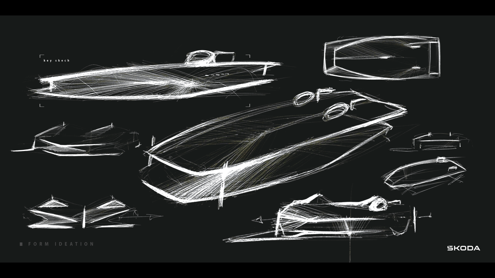 Škoda — ideation sketches 2