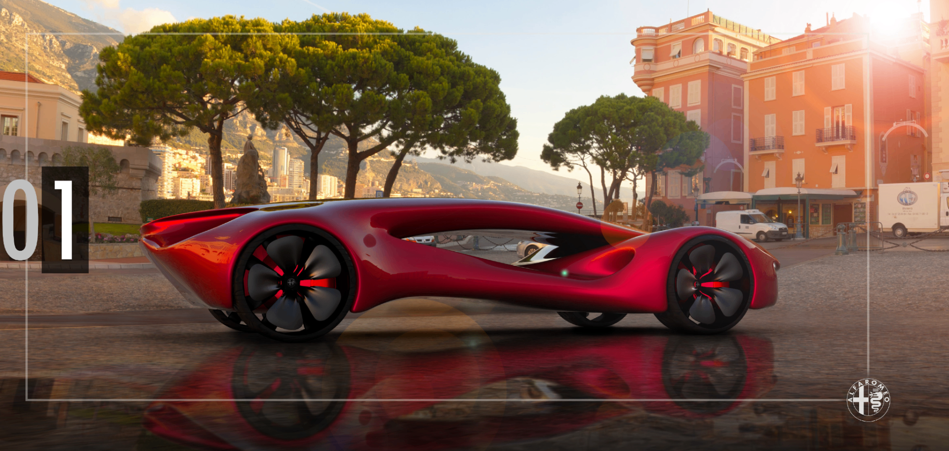 Alfa Romeo Sculpture — Monaco render